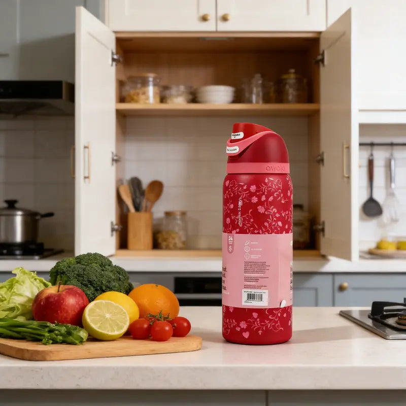 Owala 32oz Magenta Floral Special Edition Insulated